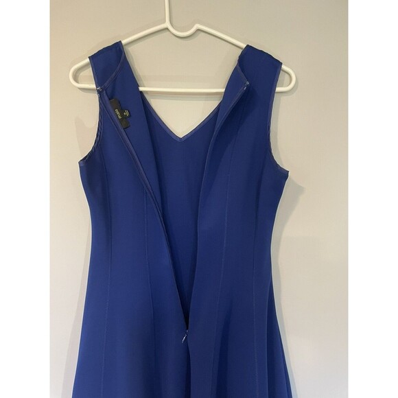 Elegant Blue Midi Dress - Picture 13 of 13